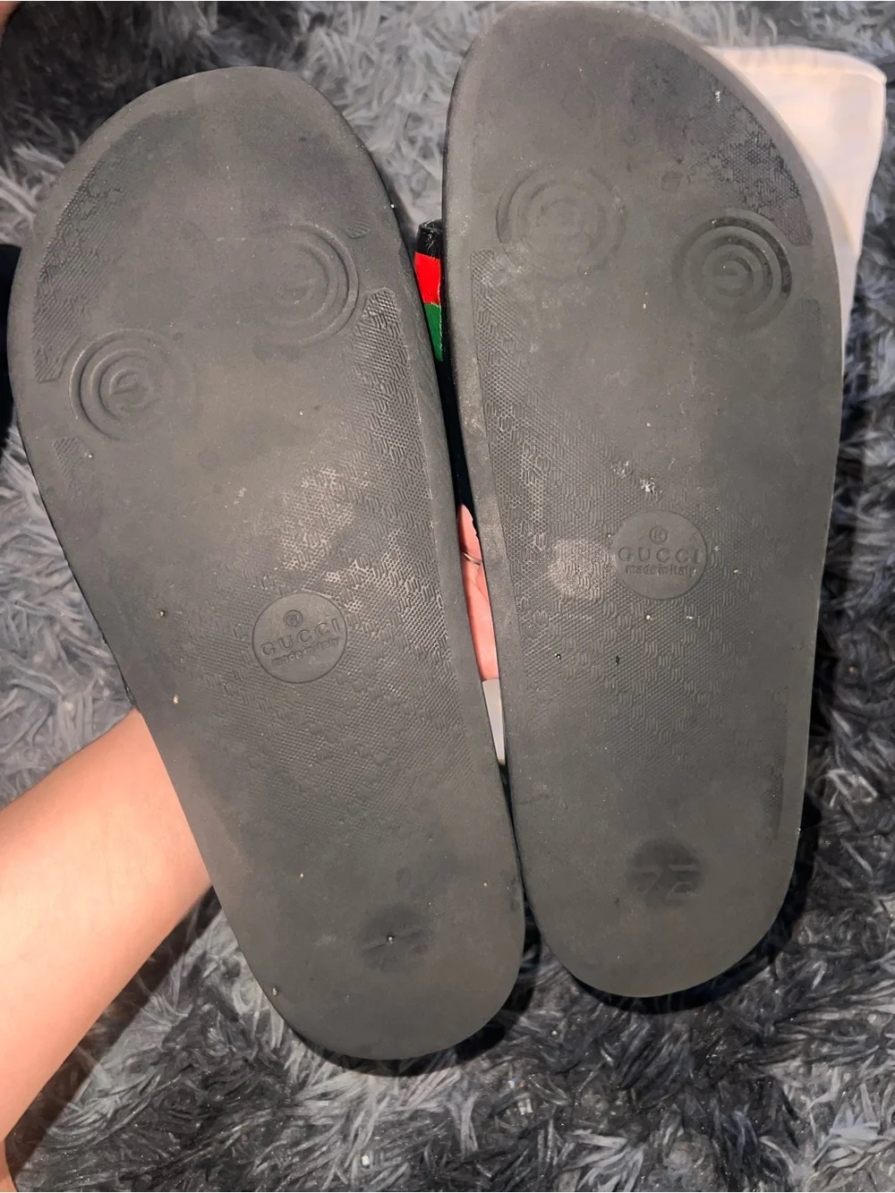 Original GUCCI Black Slides